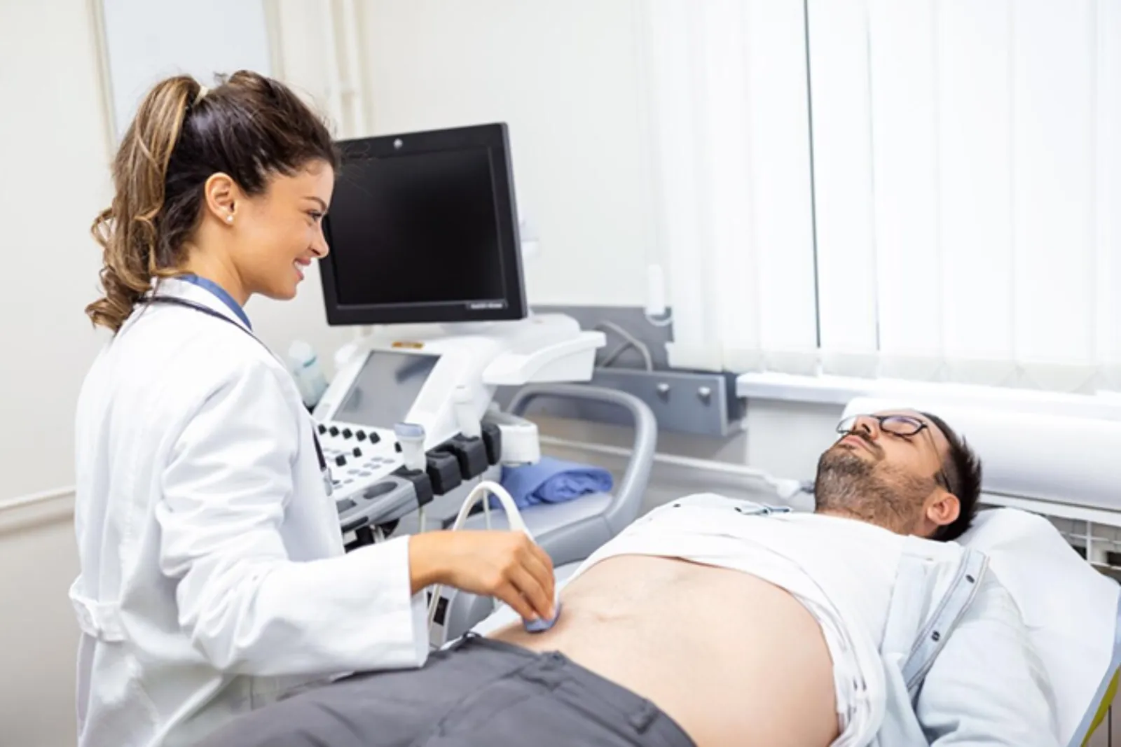 KUB and prostate ultrasound scan